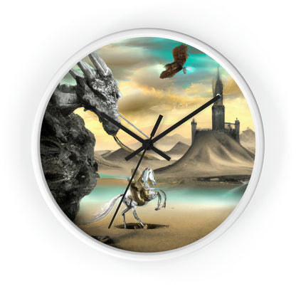 Der Ritter und der Drachenthron - Die Alien-Wanduhr