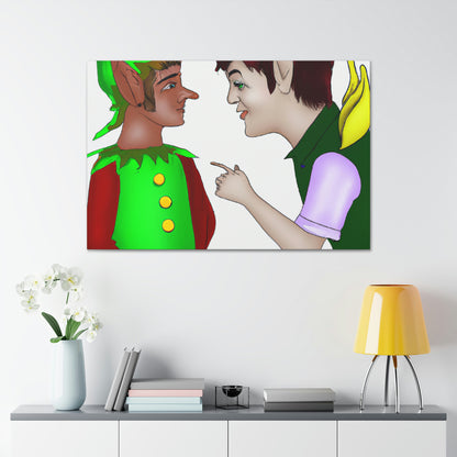 "The Elf and the Rogue's Bonding" - The Alien Canva