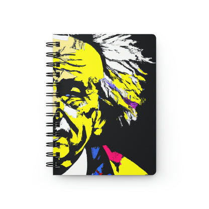 "Albert Einstein: un retrato de arte pop" - The Alien Cuaderno encuadernado en espiral