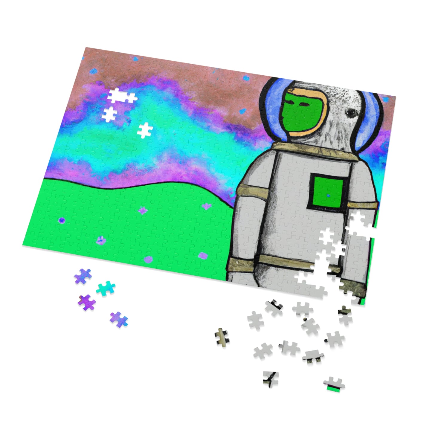 "Alone in the Alien Sky" - The Alien Jigsaw Puzzle