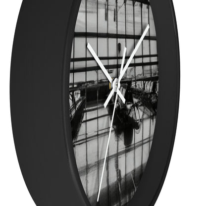 "The Ghosts at the Airport: Declining Passenger Flight." - The Alien Wall Clock