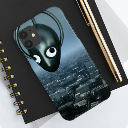 "A Distant Spark: An Alien's Search for Sanctuary in the City." - The Alien Tough Phone Cases