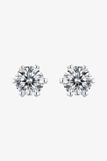 Good Days Ahead Moissanite Stud Earrings