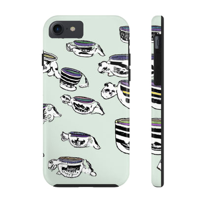 "A Purr-fectly Precious Tea Party Parade" - The Alien Tough Phone Cases