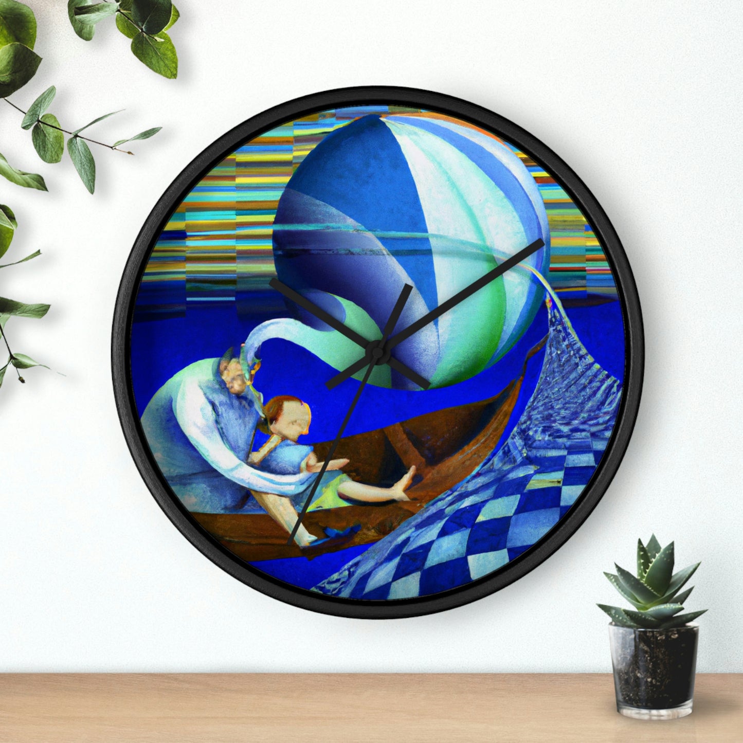 "Drifting: A Father and Son's Voyage Through Life" - The Alien Wall Clock