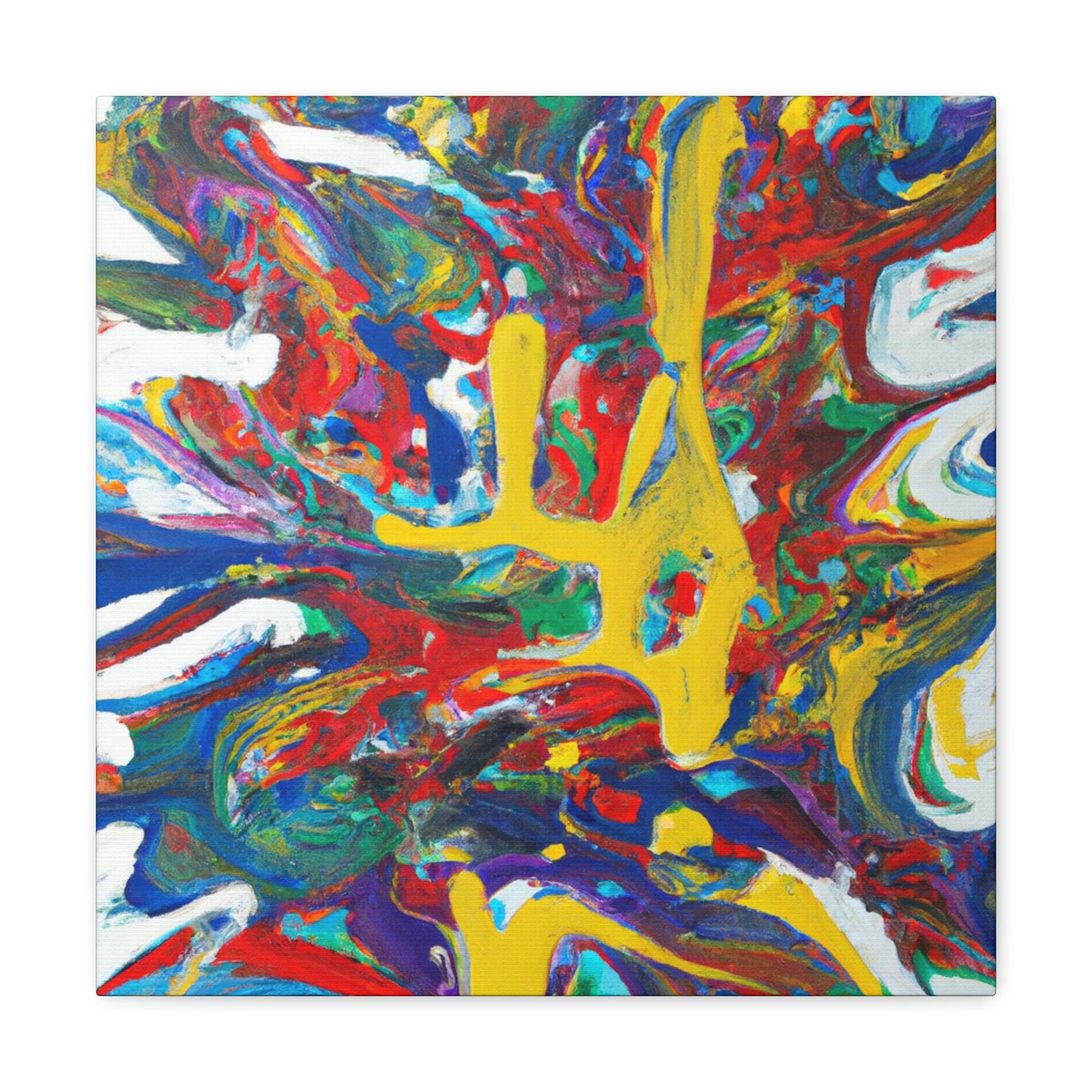 Synesthetic Symphony: An Abstract Painting - The Alien Canva.