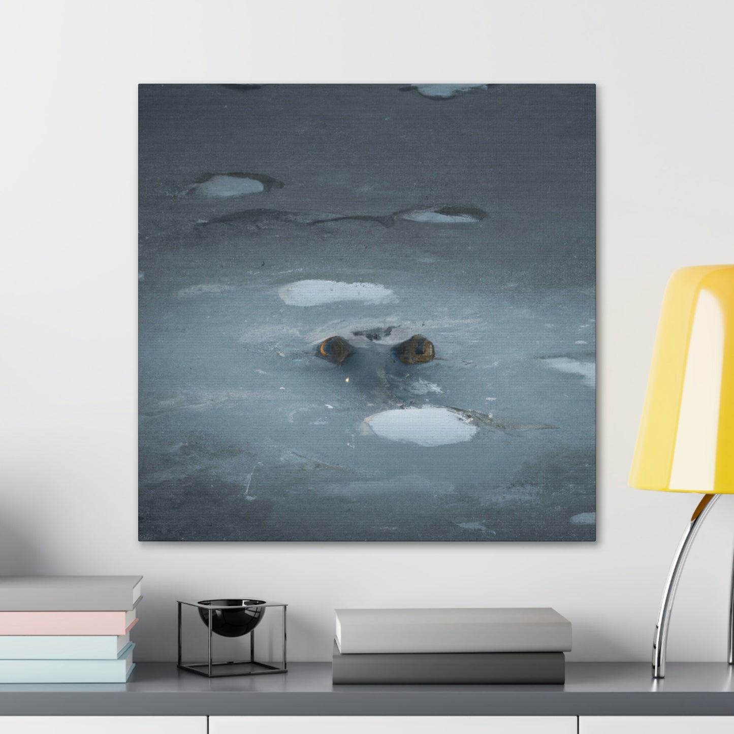 "The Frozen Lake Lurker" - Die Alien-Canva