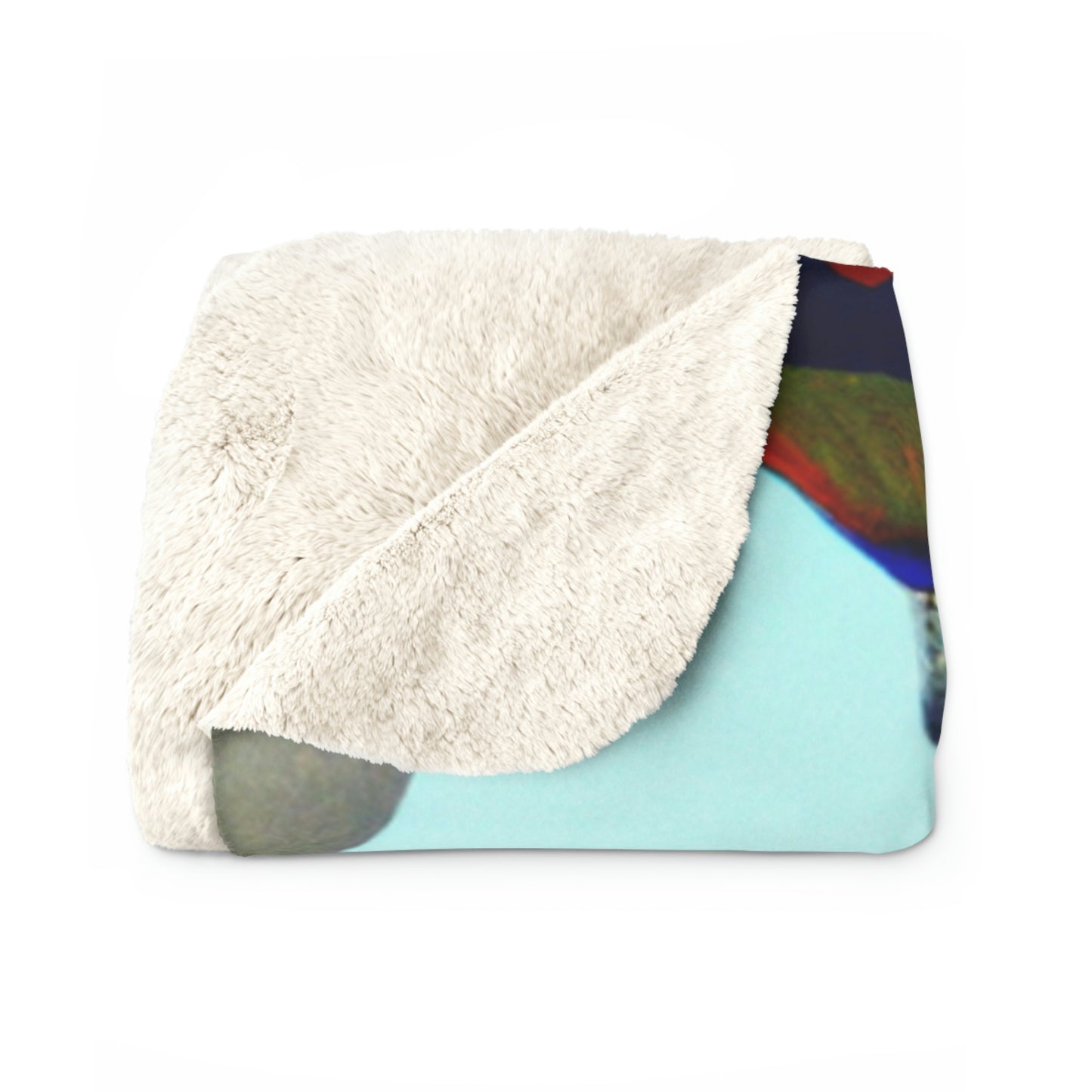 "Finding Stillness in the Sky" - The Alien Sherpa Fleece Blanket