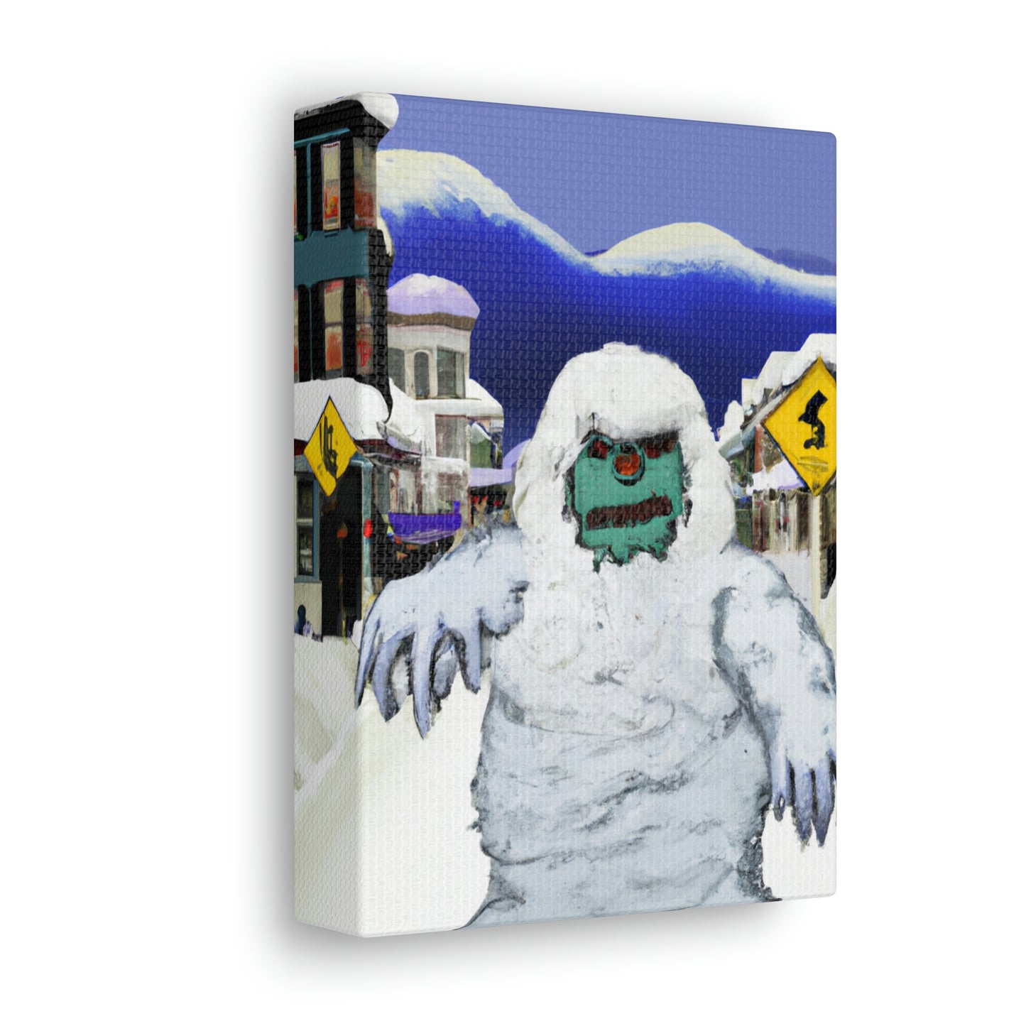 Frozen Terror: The Abominable Snowman's Reign - The Alien Canva