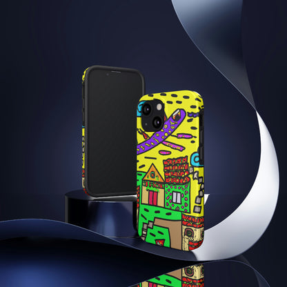 "A Slumbering Village of the Soaring Dragon" - The Alien Tough Phone Cases