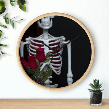 "The Skeletal Romantic" - The Alien Wall Clock