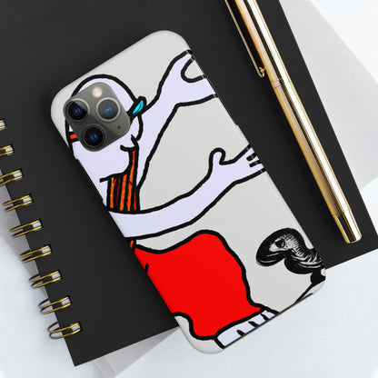 "A Blind Monk's Gentle Embrace of a Lost Dragonling" - The Alien Tough Phone Cases