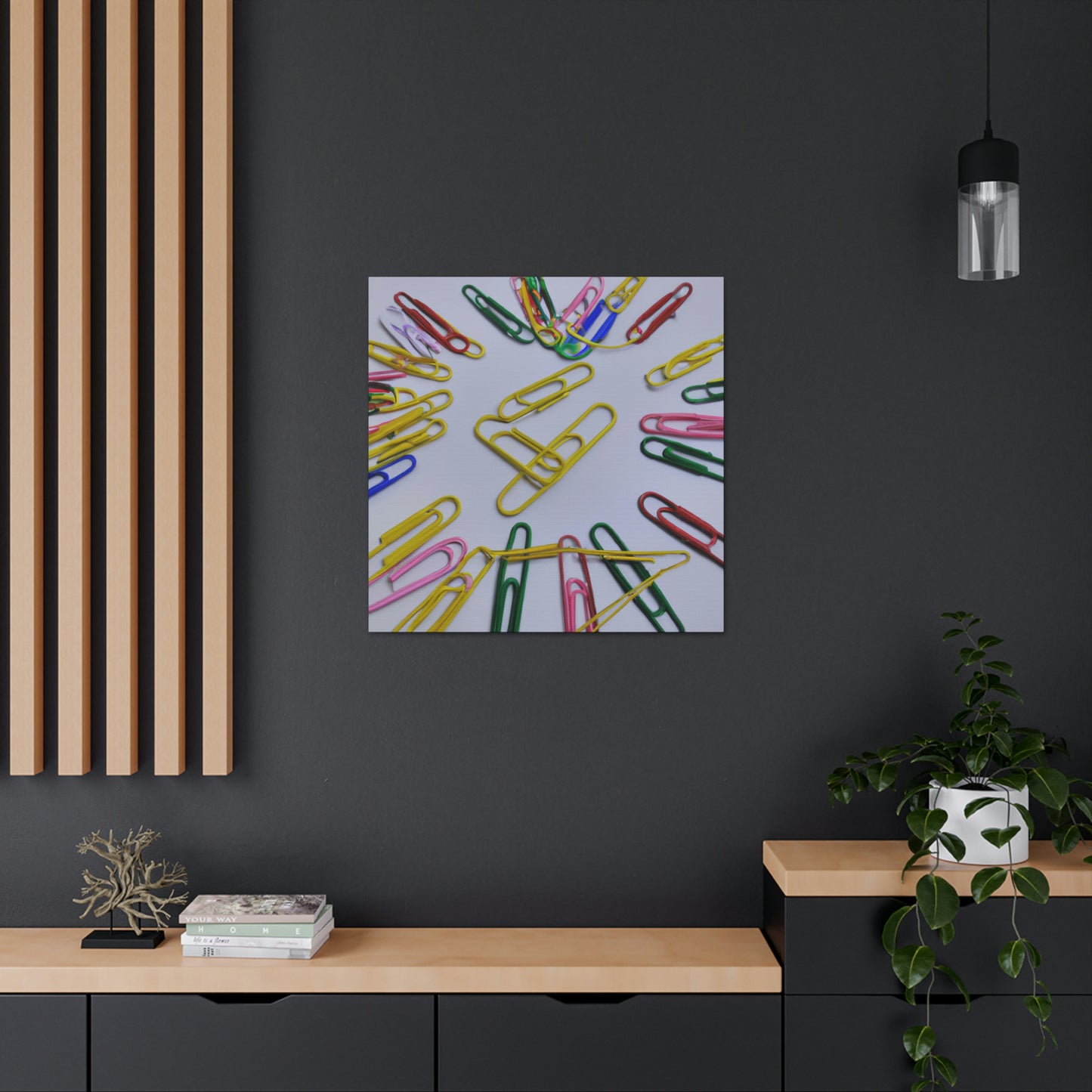 "Symbols of Unity: Everyday Objects Representing Abstraction" - Canvas