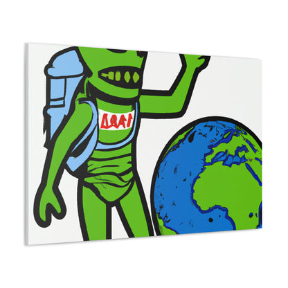 "Armageddon: Alien Exterminators vs Earth's Doom" - The Alien Canva