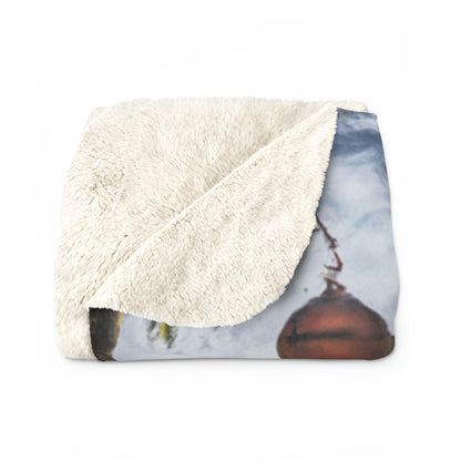 The Mirage of the Desert Sands - The Alien Sherpa Fleece Blanket