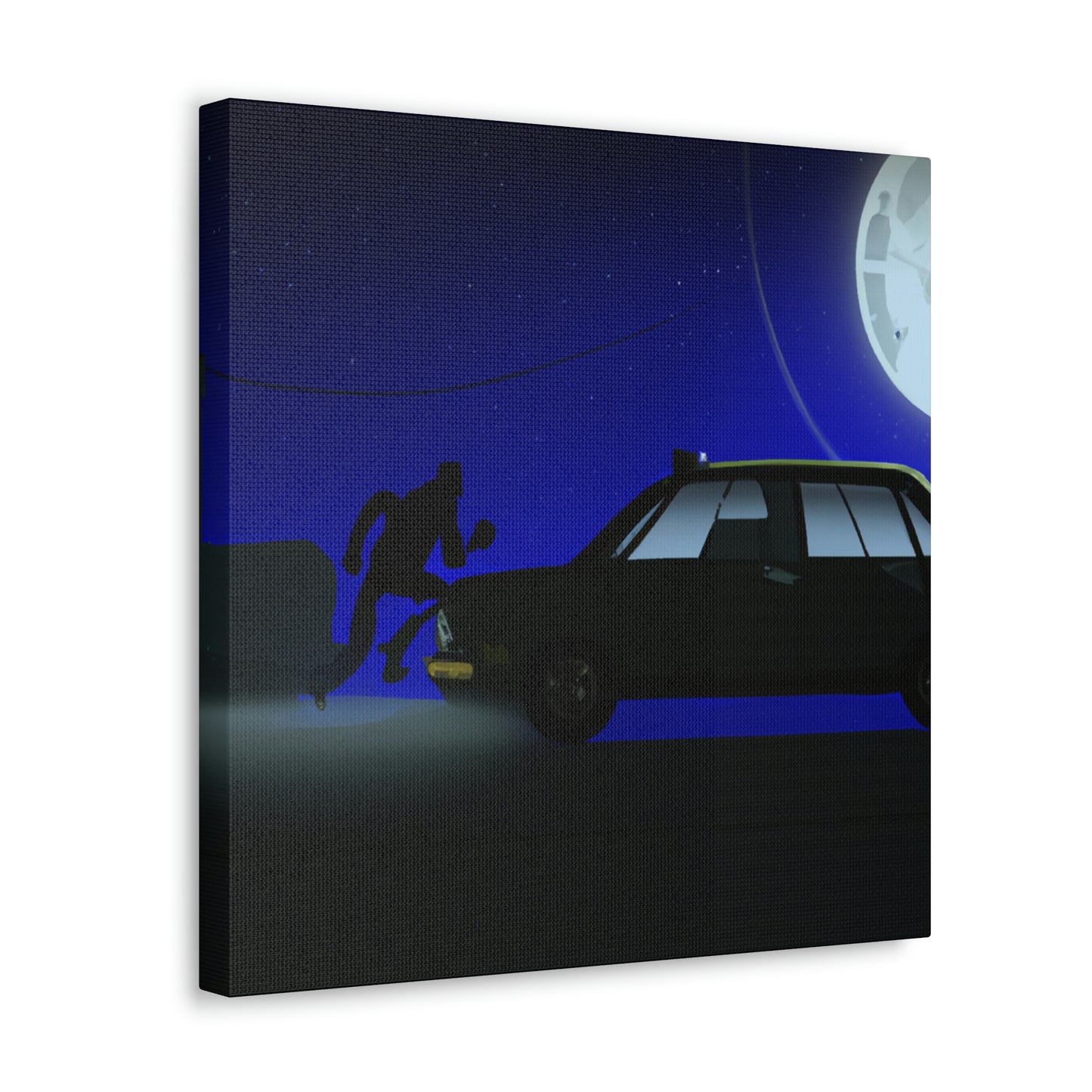 "Die Kunst des Moonlight Joyriding" - The Alien Canva