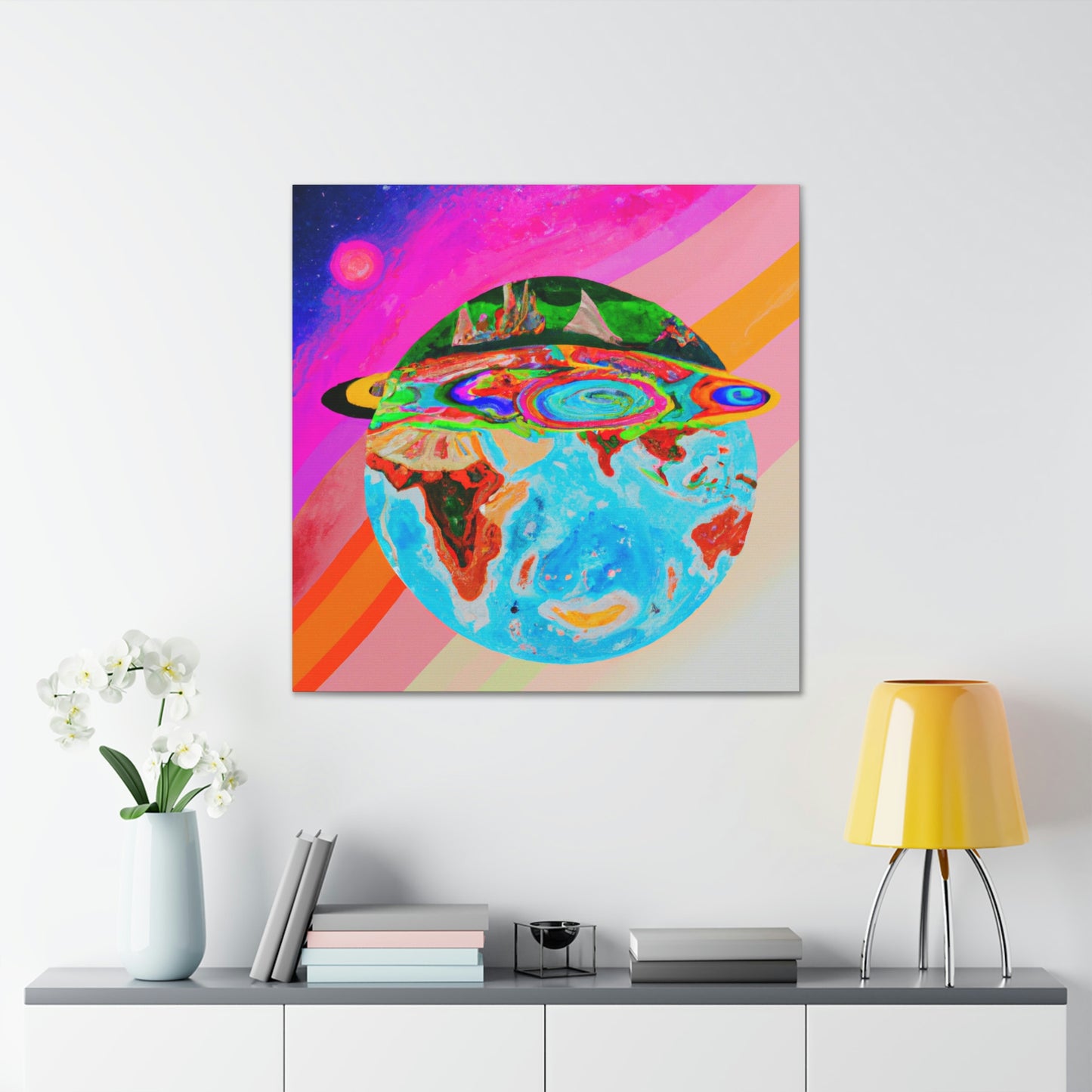 "Exploring the World Through Art" - Canvas