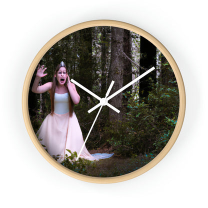 Lost Princess and the Dense Forest Tiara - The Alien Wall Clock