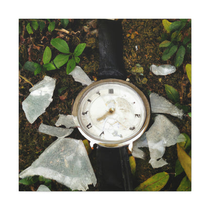 "Ticking Away the Moment: A Broken Timepiece Tale" - The Alien Canva