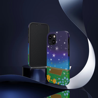 "A Celestial Garden of Color" - The Alien Tough Phone Cases