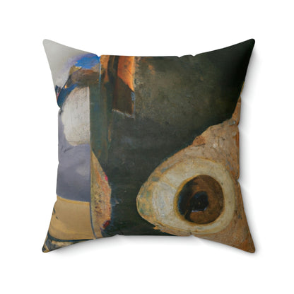 "A Journey Into Forgotten Relics" - The Alien Square Pillow