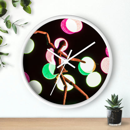 "Bailando en una lluvia de estrellas". - El reloj de pared alienígena