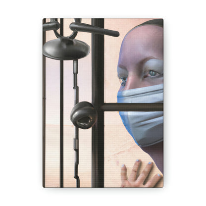 "Locked In: A Surrealist Interpretation of the Global Pandemic" - The Alien Canva