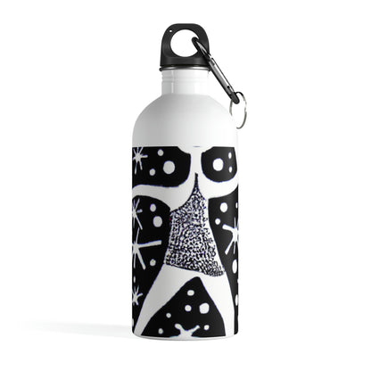 "Dancing Among the Galactic Light" - The Alien Stainless Steel Water Bottle