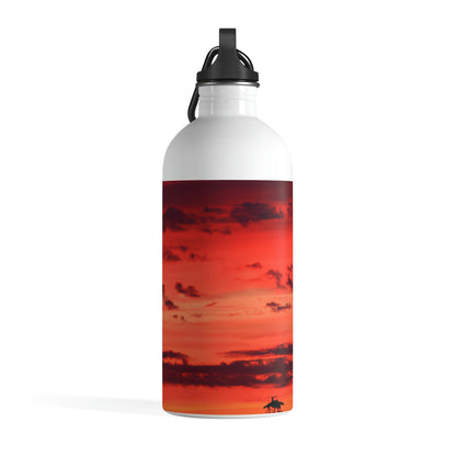 "Lonely Lighthouse on Fire" - The Alien Stainless Steel Water Bottle