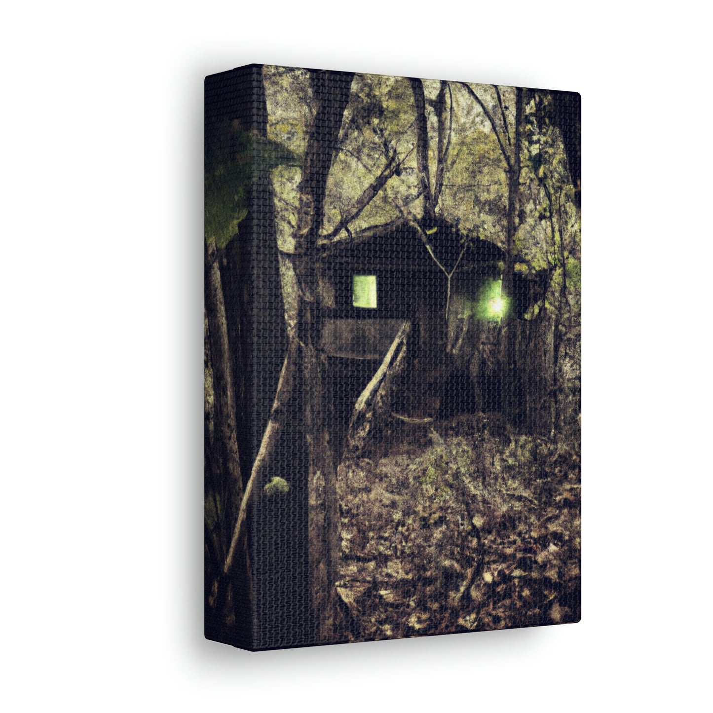 "Verfluchte Hütte im Wald" - The Alien Canva