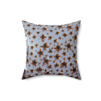 "A Small Adventurer Among Giant Stars" - The Alien Square Pillow