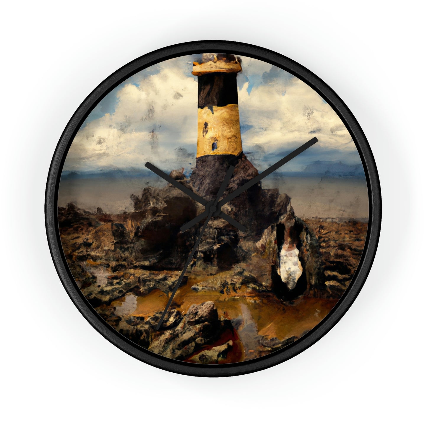 "Lonely Beacon on the Shore" - El reloj de pared alienígena