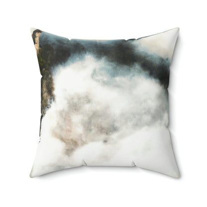 Mystic Castle in the Sky - The Alien Square Pillow