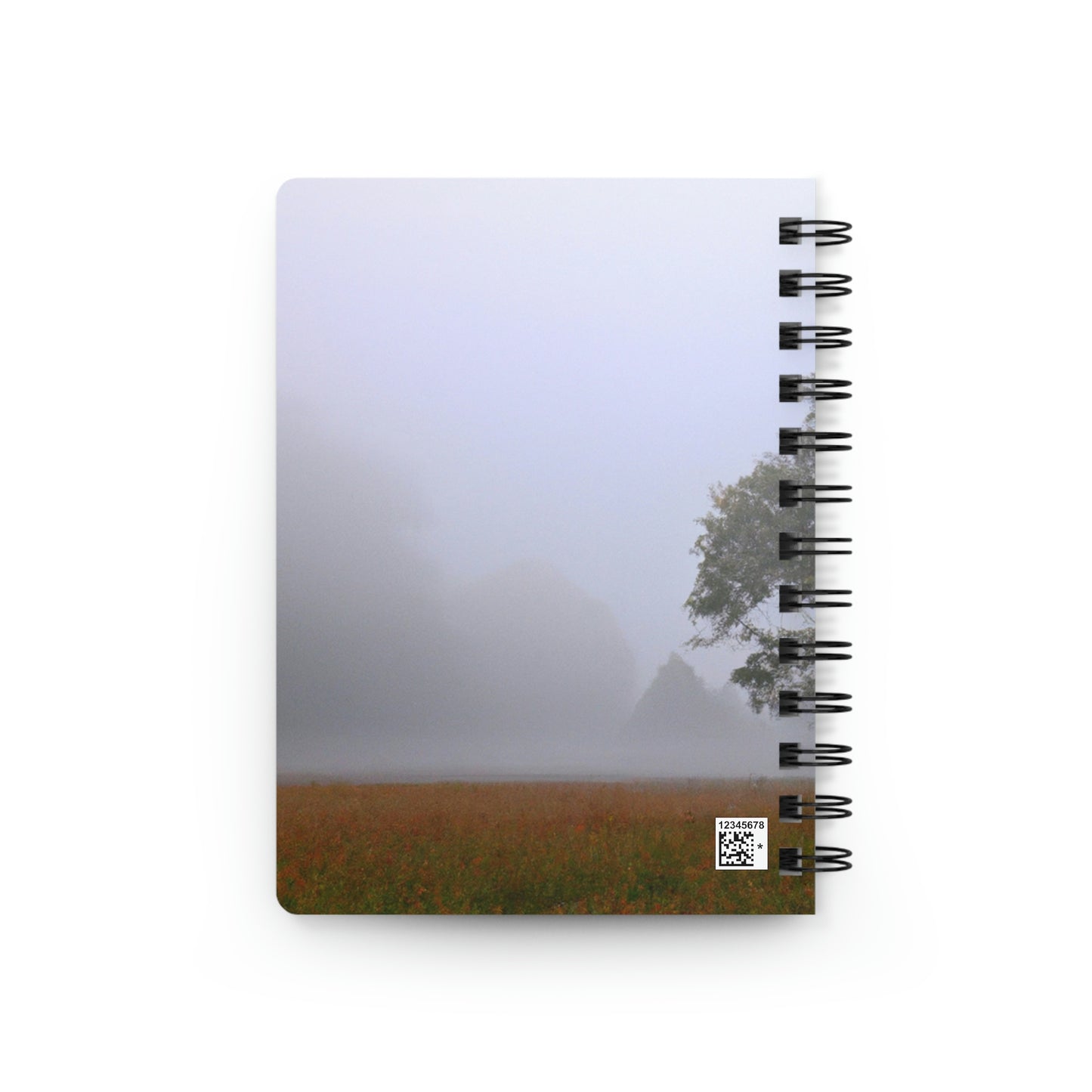 The Lonely Tree in the Foggy Meadow - The Alien Spiral Bound Journal