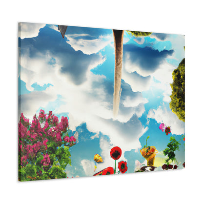 Rainbow Sky Garden - The Alien Canva