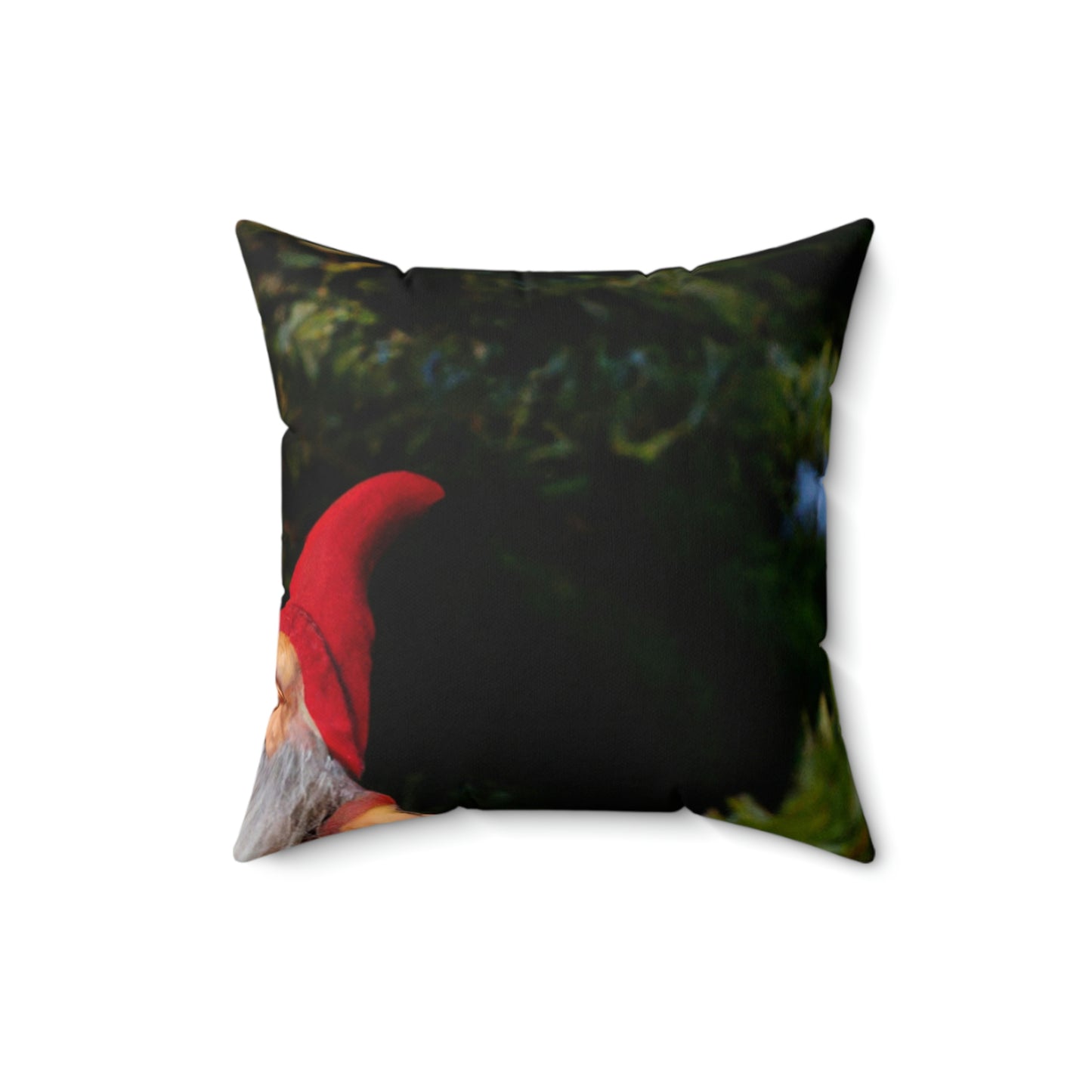 The Gnome's High-Rise Adventure - The Alien Square Pillow