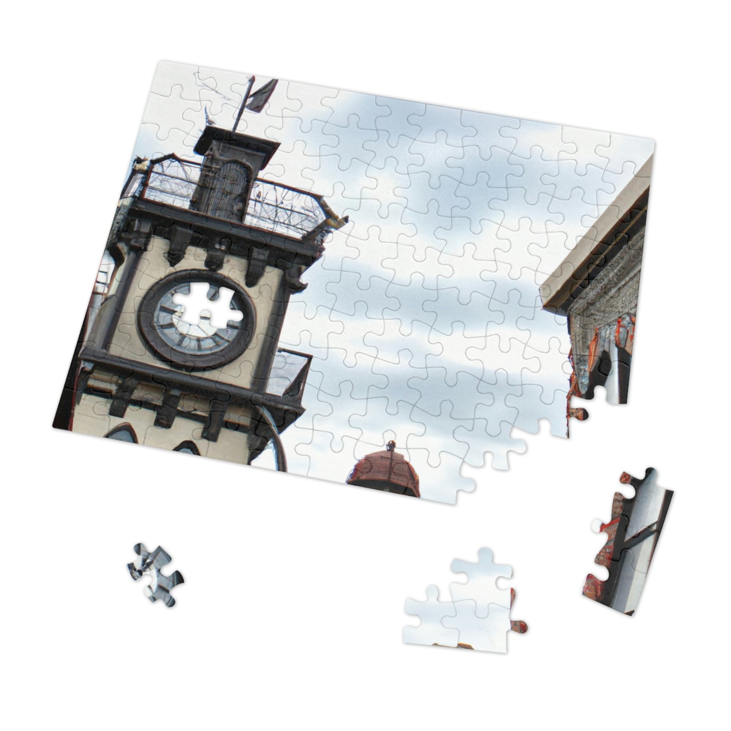 The Clocktower's Shadow - The Alien Jigsaw Puzzle