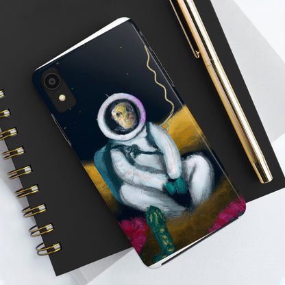 "Allein im Dunkeln: Das Überleben eines einsamen Astronauten" - Die Alien Tough Phone Cases