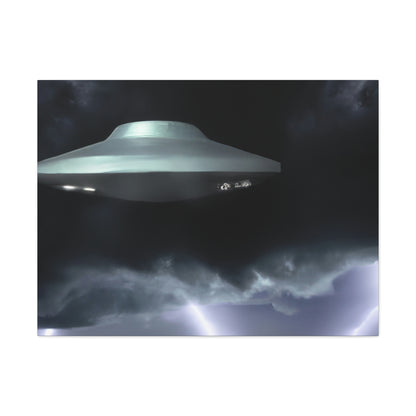 "Stormy Encounter" - The Alien Canva