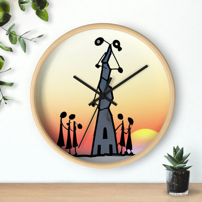 "Forgotten in the Sunset" - The Alien Wall Clock