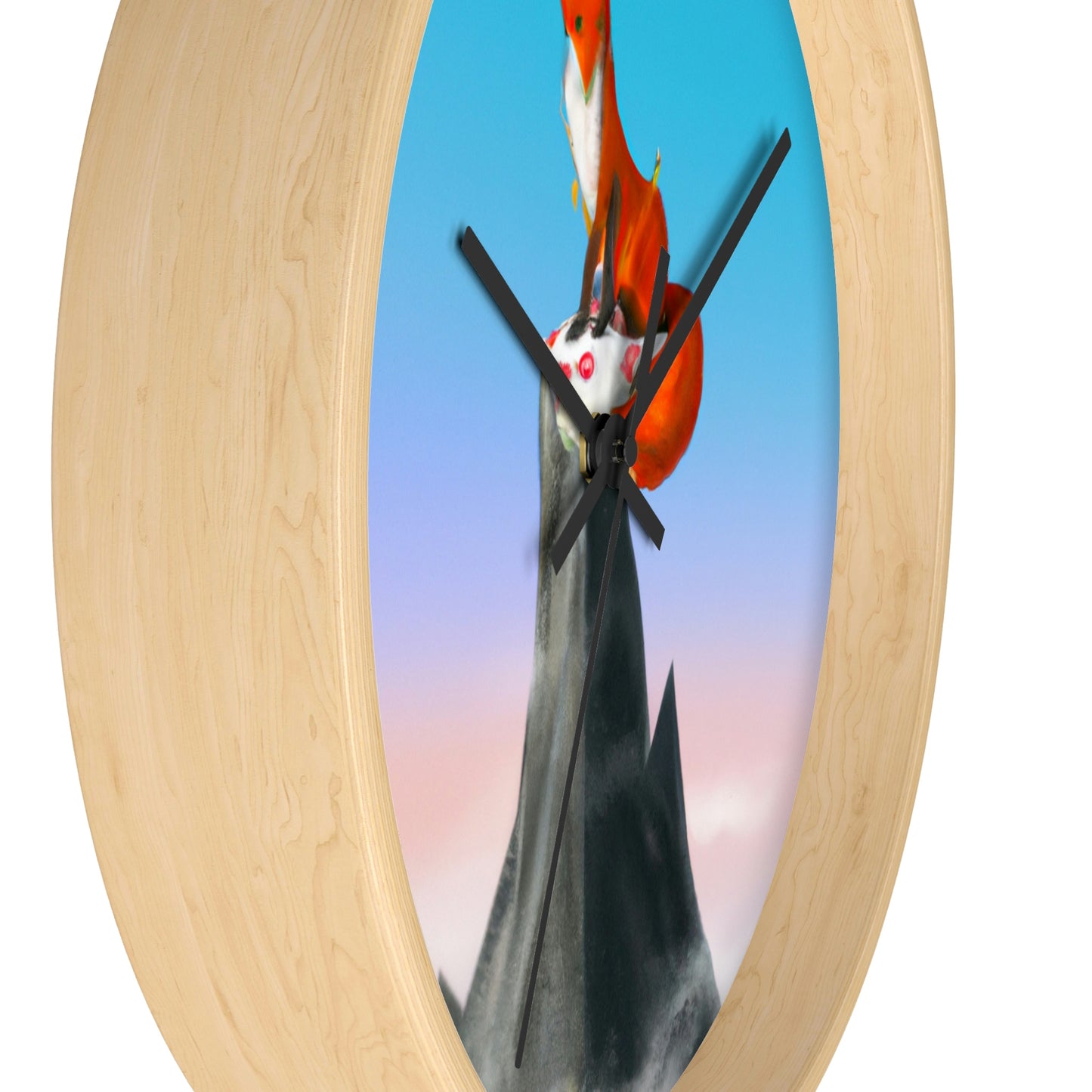 The Fox That Peaketh on the Mountain - The Alien Wall Clock