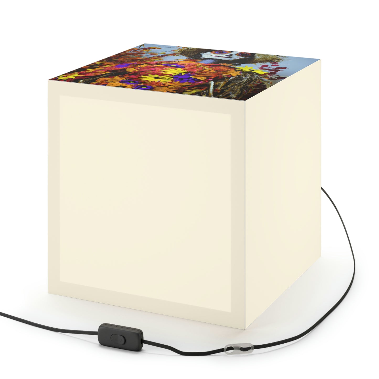 "Autumn Scarecrow Blues" - Die Alien Light Cube Lampe