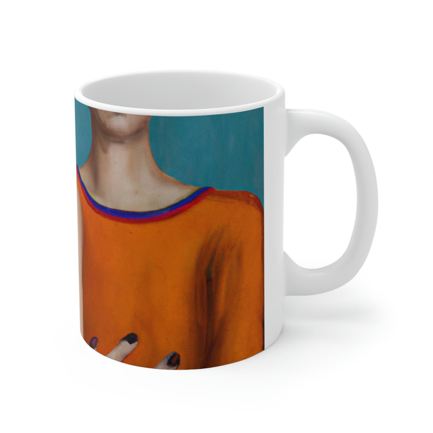 "A Thousand Miles Apart, Yet Still Connected" - The Alien Ceramic Mug 11 oz