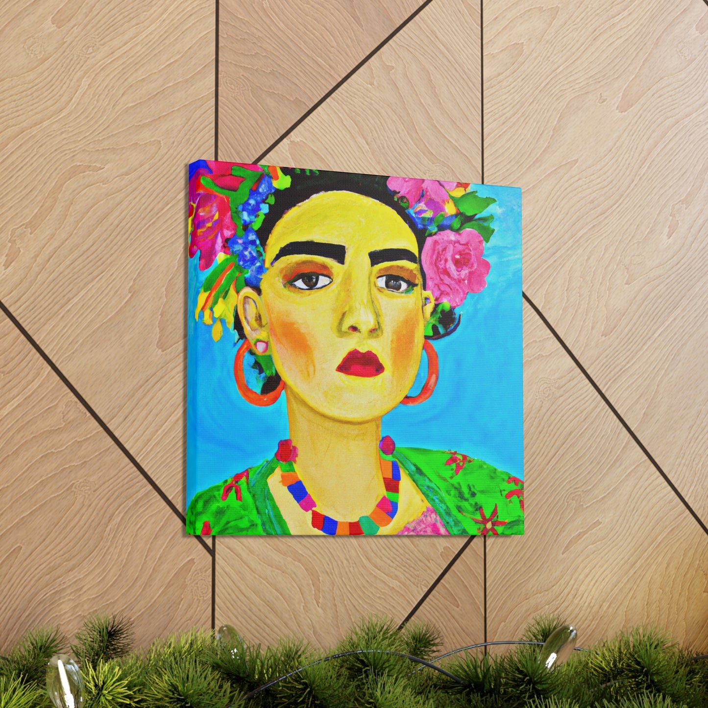 "Feroz y libre: un tributo a las mujeres mexicanas inspirado en Frida Kahlo" - The Alien Canva