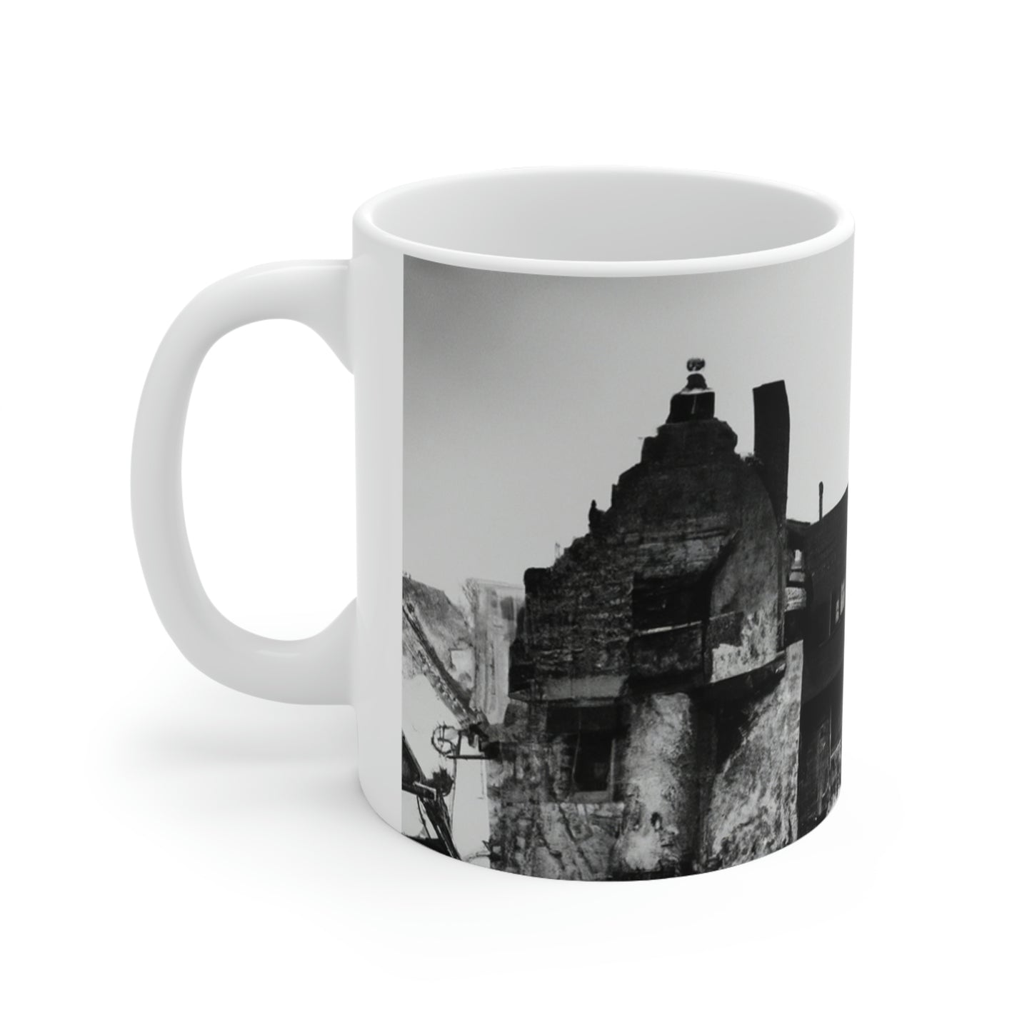 "Castle of Mystifying Secrets: A Haunted Adventure" - The Alien Ceramic Mug 11 oz