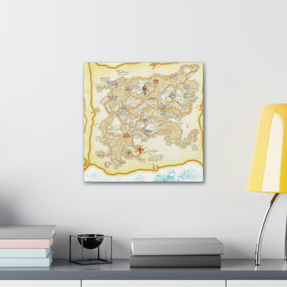 "The Mystical Map of Unfathomable Journeys" - The Alien Canva