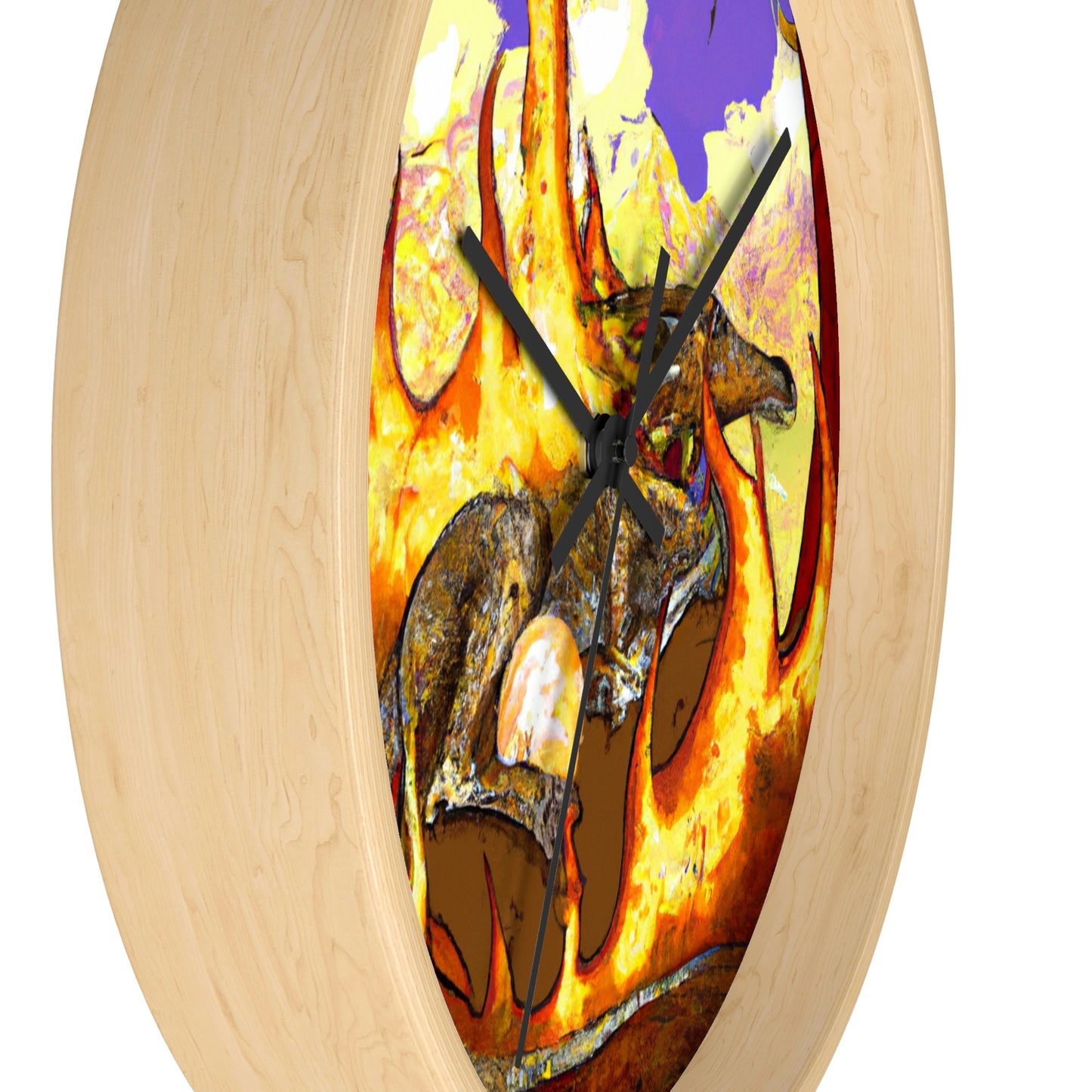 "A Slumbering Dragon in an Infernal Embrace" - The Alien Wall Clock