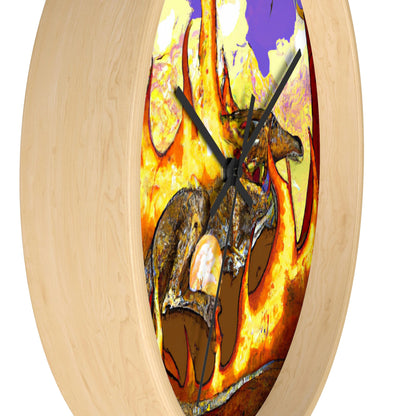 "A Slumbering Dragon in an Infernal Embrace" - The Alien Wall Clock