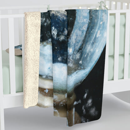 "Uncertain Snowglobe" - The Alien Sherpa Fleece Blanket