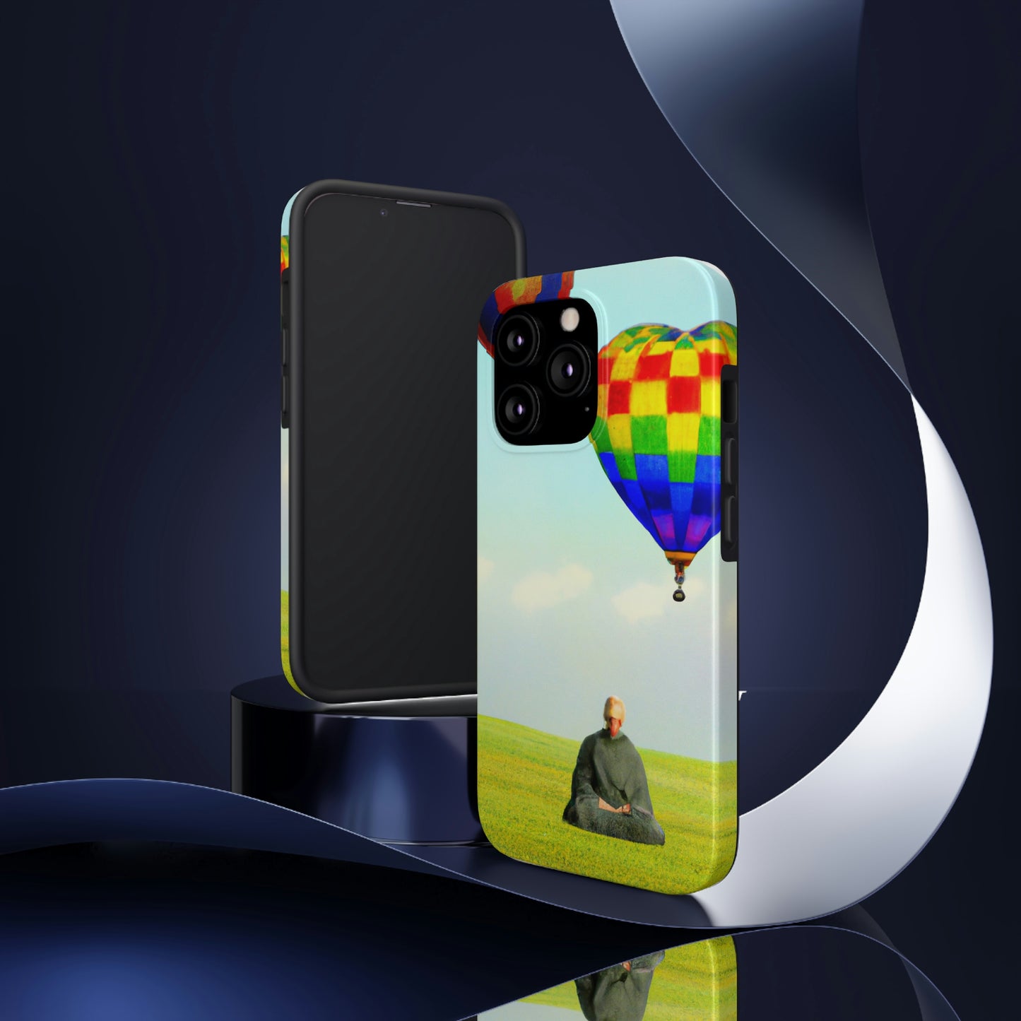 "Finding Stillness in the Sky" - The Alien Tough Phone Cases